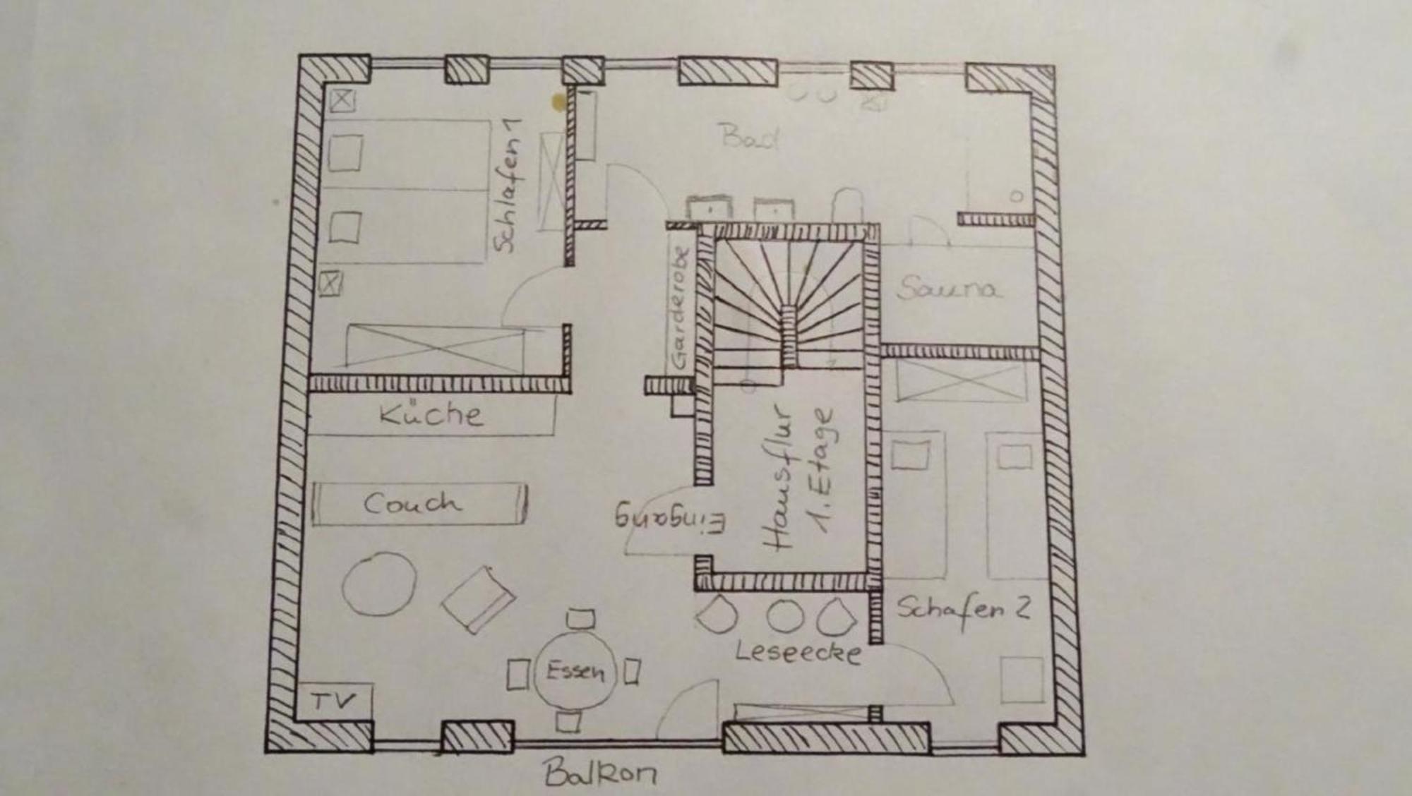 Ferienwohnung Wuennowblick Mit Sauna Röbel Exterior foto